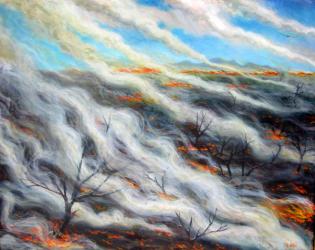 Scorched Earth, 2014, (oil on canvas) | Obraz na stenu