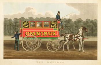 The Omnibus, engraved by Robert Havell, 1833 (coloured engraving) | Obraz na stenu
