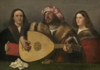 A Concert, c.1518-20 (oil on canvas) | Obraz na stenu