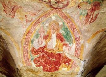 Christ in Majesty (fresco) | Obraz na stenu