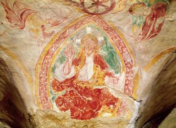 Christ in Majesty (fresco) | Obraz na stenu