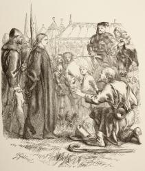 Joan la Pucelle at the Stake, 1890 (litho) | Obraz na stenu