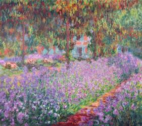 The Artist's Garden at Giverny, 1900 (oil on canvas) | Obraz na stenu