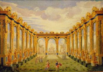 Act III, scene V: Courtyard of the Elysian Fields (oil on canvas) | Obraz na stenu