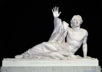 Monument to the memory of Charles-Artus de Bonchamps (1759-93) 1825 (plaster) | Obraz na stenu