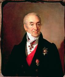 Portrait of S. Kushnikov, 1828 (oil on canvas) | Obraz na stenu