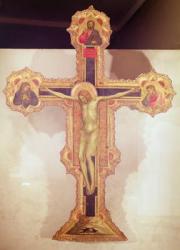 Crucifix (tempera on panel) | Obraz na stenu
