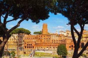 Trajan's Forum and market dating from the second century AD, Rome, Italy (photo) | Obraz na stenu