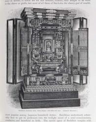 Buddhist domestic altar, from 'The History of Mankind', Vol.III, by Prof. Friedrich Ratzel, 1898 (engraving) | Obraz na stenu
