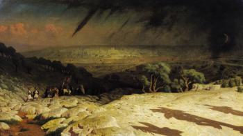 Jerusalem (Golgotha, Consummatum Est, Crucifixion) 1867 (oil on canvas) | Obraz na stenu