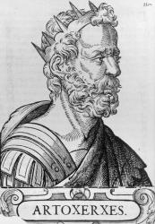 Artaxerxes II (c.404-358 BC) King of Persia (engraving) (b/w photo) | Obraz na stenu