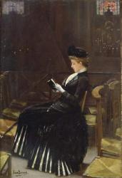 A Woman at Prayer, c.1889 (oil on canvas) | Obraz na stenu