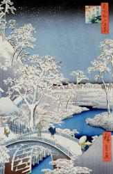 Winter Landscape (woodblock print) | Obraz na stenu