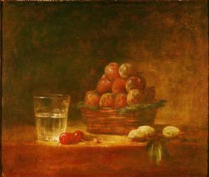 Still Life of Fruit and a Glass, 1759 (oil on canvas) | Obraz na stenu
