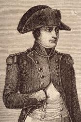 Portrait of Napoleon Bonaparte (1769-1821) (engraving) (detail of 102368) | Obraz na stenu