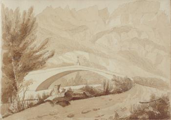 St. Martin, Switzerland, 1818 (w/c on paper) | Obraz na stenu