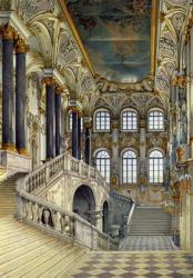 Staircase of the Winter Palace (w/c on paper) | Obraz na stenu