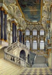 Staircase of the Winter Palace (w/c on paper) | Obraz na stenu