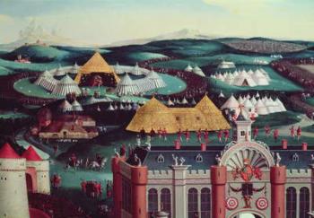 Field of the Cloth of Gold, 7th June 1520 (central of the tents) (oil on canvas) | Obraz na stenu