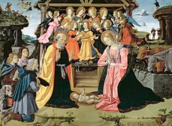 Adoration of the Shepherds (oil on panel) | Obraz na stenu