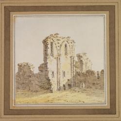 Monastery Ruins (Gothic Church Ruin), c.1806 (pen and ink and w/c on paper) | Obraz na stenu