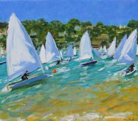 Sailboat Race (oil on canvas) | Obraz na stenu