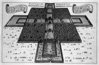 Plan of the Imperial Palace in Peking (engraving) | Obraz na stenu