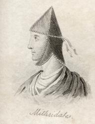 Mithridates VI, from 'Crabb's Historical Dictionary', published 1825 (litho) | Obraz na stenu
