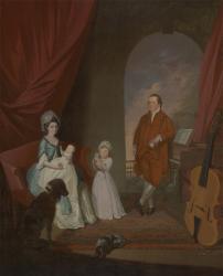 Family Group, c.1774-80 (oil on canvas) | Obraz na stenu