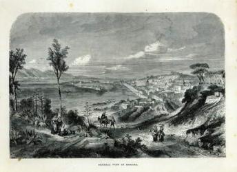 General View of Messina (engraving) | Obraz na stenu