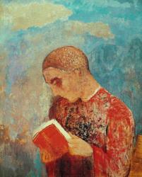 Alsace or, Monk Reading, c.1914 (oil on canvas) | Obraz na stenu