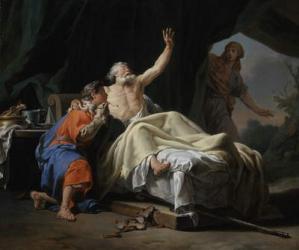 Isaac Blessing Jacob, 1768 (oil on canvas) Paintings Oil on canvas | Obraz na stenu