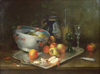 Still Life with Apples (oil on canvas) | Obraz na stenu