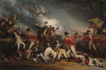 The Death of General Mercer at the Battle of Princeton, January 3, 1777 (oil on canvas) | Obraz na stenu