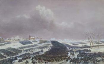 The Battle of Eylau, 8th February 1807 (w/c on paper) | Obraz na stenu