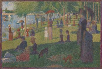 Study for "A Sunday on La Grande Jatte", 1884 (oil on canvas) | Obraz na stenu