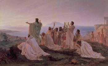 Pythagoreans' Hymn to the Rising Sun, 1869 (oil on canvas) | Obraz na stenu