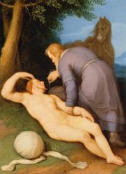 The Good Samaritan, 1627 (panel) | Obraz na stenu