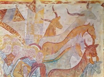 The Cleansing of the Temple (fresco) (detail) | Obraz na stenu