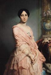 Portrait of Madame F, 1850-51 (oil on canvas) | Obraz na stenu