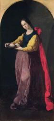 St. Agatha (oil on canvas) | Obraz na stenu