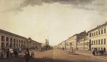 Nevsky Prospekt, 1799 (w/c on paper) | Obraz na stenu