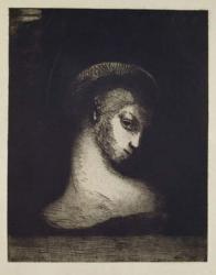 Female Head (engraving) | Obraz na stenu