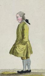 Caricature of the Chief Clerk (coloured engraving) | Obraz na stenu