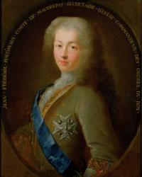 Portrait of Jean Frederic Phelypeaux (1701-81) Count of Maurepas (oil on canvas) | Obraz na stenu