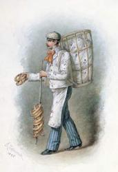 The Baker, 1895 (w/c on paper) | Obraz na stenu