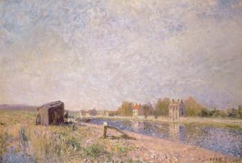 The Loing at Saint-Mammes, 1884 | Obraz na stenu