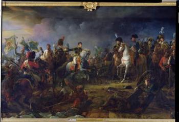 The Battle of Austerlitz, 2nd December 1805, detail of General Rapp (1772-1821) Governor of Dantzig presenting the defeated Prince Repnin to Napoleon Bonaparte (1769-1821) 1805 (oil on canvas) | Obraz na stenu