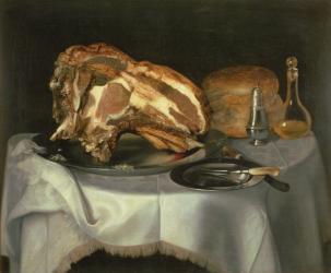 Still Life with Joint of Beef on a Pewter Dish, c.1750-60 | Obraz na stenu