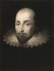 William Shakespeare (1564-1616), engraved by Charles Turner (1773-1857) (engraving) | Obraz na stenu
